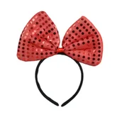 Stroje karnawałowe - Kokarda na opasce czerwona - miniaturka - grafika 1