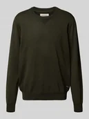 Swetry męskie - Sweter z dzianiny z okrągłym dekoltem model ‘Bruton’ - miniaturka - grafika 1