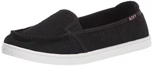Roxy Damskie trampki Minnow Slip-On Shoes 0, Nowy czarny - 37 EU - Trampki damskie - miniaturka - grafika 1