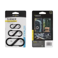 Sprzęt wspinaczkowy - Nite Ize - S-Biner Set #2, #3, #4 - Czarny - SB234-03-01 - miniaturka - grafika 1