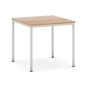 Stoły - B2B Partner Stoły kuchenne - kwadratowe nogi, jasnoszara konstrukcja 555200 - miniaturka - grafika 1