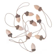 Prace ręczne dla dzieci - Drewniane Żołędzie Z Zawieszką 10 Szt. Dpdn-159 Dalprint - miniaturka - grafika 1