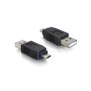 Delock Adapter USB USB A - micro USB B 65036 - Adaptery i przejściówki - miniaturka - grafika 1
