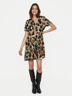 Sukienki - Vila Sukienka codzienna Paya 14086994 Zielony Regular Fit - miniaturka - grafika 1