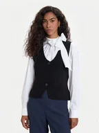 Kamizelki damskie - Vero Moda Kamizelka Brisa 10334682 Czarny Regular Fit - miniaturka - grafika 1