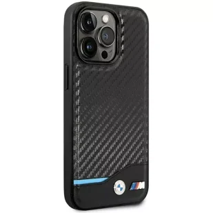 Etui na telefon BMW BMHMP14L22NBCK do Apple iPhone 14 Pro 6,1" czarny/black Carbon MagSafe - Etui i futerały do telefonów - miniaturka - grafika 4