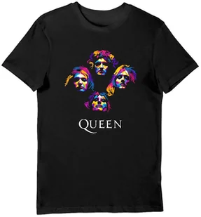 Koszulka męska zespół queen skład czarna S - Koszulki męskie - miniaturka - grafika 1