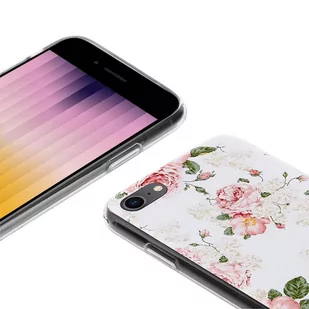 Crong Flower Case – Etui iPhone SE (2022/2020) / 8 / 7 (wzór 02) - Etui i futerały do telefonów - miniaturka - grafika 4
