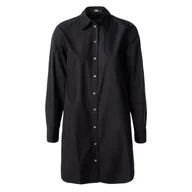 Koszule damskie - Damska Koszula KARL LAGERFELD IKONIK 2.0 TUNIC 230W1600-999 – Czarny - miniaturka - grafika 1