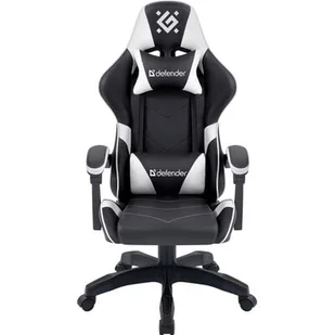 Fotel DEFENDER Companion Czarno-biały - Fotele gamingowe - miniaturka - grafika 1