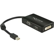 Kable komputerowe i do monitorów - Delock Adapter Mini Displayport HDMI VGA DVI - miniaturka - grafika 1