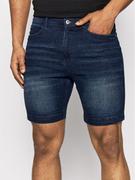 Spodenki męskie - Regatta Szorty jeansowe Dacken RMJ257 Granatowy Regular Fit - miniaturka - grafika 1