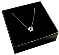 Łańcuszki - Krótki naszyjnik CELEBRYTKA GWIAZDKA OBRĘCZ 40 cm - miniaturka - grafika 1