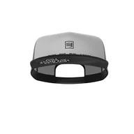 Czapki i chusty sportowe męskie - COMPRESSPORT czapka TRUCKER CAP KONA 2018 biało-czarna - miniaturka - grafika 1