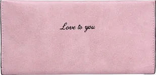 Accessorize Me Duży portfel slim damski pudrowy róż WK20 - Portfele - miniaturka - grafika 1