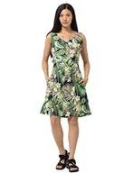 Sukienki - Jack Wolfskin Damska sukienka Paradise Midnight Blue All Over xxl - miniaturka - grafika 1