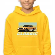 Bluzy dla dziewczynek - Bluza Dziecięca Z Kapturem Bawełniana 128 Cm Classic Cars Wiele Wzorów - miniaturka - grafika 1
