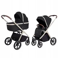 Wózki dziecięce - Wózek dziecięcy 2w1 CARRELLO Vector CRL-6550 Pearl Black - miniaturka - grafika 1