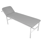 Meble i wyposażenie gabinetów medycznych - Kozetka do gabinetu lekarskiego SR-S STANDARD z regulacją oparcia - kolor 16 szary - miniaturka - grafika 1