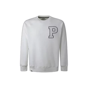 Pepe Jeans bluza męska pike, 803off Biały., XL - Bluzy męskie - miniaturka - grafika 1