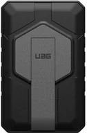 Powerbanki - Urban Armor Gear Powerbank indukcyjny Rugged 10000mAh, magnetyczny do MagSafe + kabel USB-C, czarno-szary - miniaturka - grafika 1