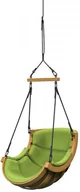 Fotele ogrodowe wiszące - Elior Zielona huśtawka ogrodowa R3-Z59 - miniaturka - grafika 1