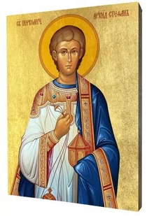 Ikona święty Szczepan - Ikony i obrazy sakralne - miniaturka - grafika 1
