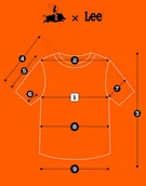 Koszulki męskie - Lee SMALL LOGO TEE Jade Forest koszulka bawełniana męska haft z logo M - miniaturka - grafika 1