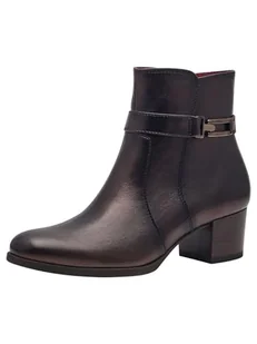 Tamaris Damskie buty 1-25375-43, modne kozaki, Mocca METALLIC, 37 EU, Mocca Metallic, 37 EU - Kozaki damskie - miniaturka - grafika 1