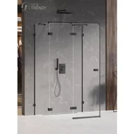 Kabiny prysznicowe - New Trendy EXK-2614 KABINA AVEXA BLACK PROSTOKĄTNA PRZY$824CIENNA 110x80x200 CZYSTE 6mm ACTIVE SHIELD - miniaturka - grafika 1