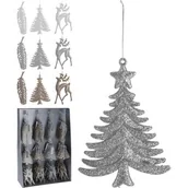 Ozdoby bożonarodzeniowe - Hangdeco 14 cm 9as winter white - miniaturka - grafika 1