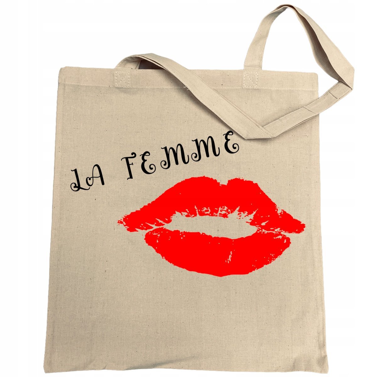 Torba na zakupy nadruk La Femme Żona