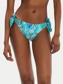 Stroje kąpielowe - Seafolly Dół od bikini La Mer 40678-214 Turkusowy - miniaturka - grafika 1