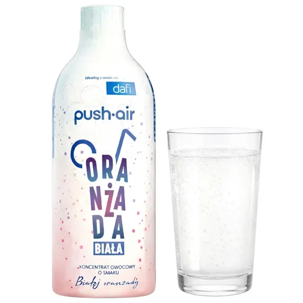 Syrop Do Saturatora Dafi Pushair Biała Oranżada O,5l Koncentrat Do Wody