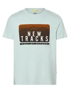 Koszulki męskie - Camel Active - T-shirt męski, niebieski - miniaturka - grafika 1