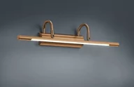 Lampy ścienne - Trio Leuchten Nowoczesny podłużny kinkiet stary brąz zawiera LED - Cuadro - miniaturka - grafika 1