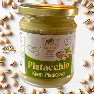 Włoski Krem Pistacjowy - 20% Pistacji - Słodkie kremy i masła - miniaturka - grafika 1