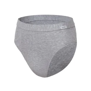 bawełniane SLIPY męskie Authentic 221 szary Cornette-XL - Majtki męskie - miniaturka - grafika 1