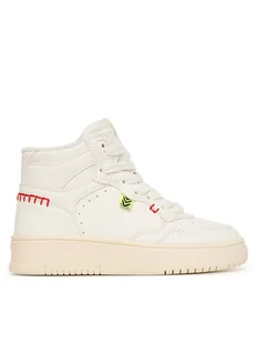 Geox Sneakersy J Lestrella J56NLA 000BC C1000 S Biały - Buty dla dziewczynek - miniaturka - grafika 1