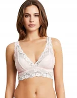 Biustonosze - Yamamay Koronkowy Biustonosz Braletka Różowy S J2A - miniaturka - grafika 1