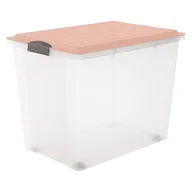 Pudła i pojemniki do przechowywania - Plastikowy pojemnik z pokrywką Compact – Rotho - miniaturka - grafika 1