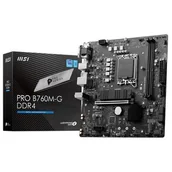 Płyty główne - MSI PRO B760M-G DDR4 LGA1700 microATX - miniaturka - grafika 1
