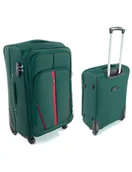 Walizki - Średnia walizka podróżna S-020 XL ZIELONY - miniaturka - grafika 1