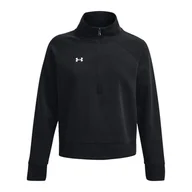 Bluzy damskie - Damska Bluza UNDER ARMOUR UA RIVAL FLEECE HZ 1379492-001 – Czarny - miniaturka - grafika 1