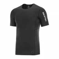 Koszulki sportowe damskie - Koszulka Salomon NSO Tee Black - miniaturka - grafika 1