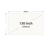 Ekrany projekcyjne - Ekran projekcyjny, rozmiar 130 cali, obsługa 4K, kąt widzenia 160 stopni, 130 cali - miniaturka - grafika 1