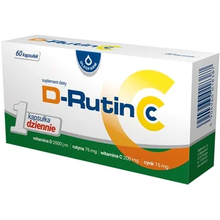 Oleofarm D-Rutin CC 60 Kapsułek - - Witaminy i minerały - miniaturka - grafika 1