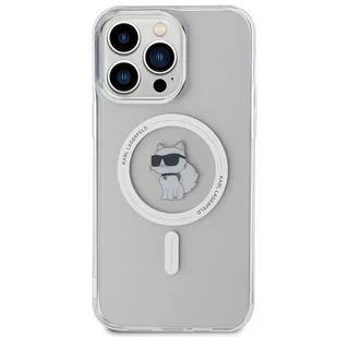 Karl Lagerfeld KLHMP15XHFCCNOT iPhone 15 Pro Max 6.7" transparent hardcase IML Choupette MagSafe - Etui i futerały do telefonów - miniaturka - grafika 3