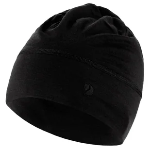 Czapka Fjällräven Abisko Light Wool Beanie Black - Czapki i chusty sportowe damskie - miniaturka - grafika 1