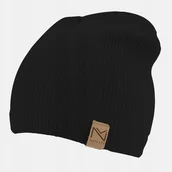 Czapki dla dzieci - Czapka Dziecięca Przejściowa Beanie Bawełniana Prążek Wiosna Jesień 52-54 - miniaturka - grafika 1